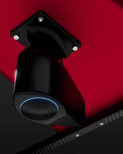 Ecosonda instalada en el bote autónomo Mantis